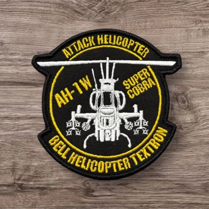 attack helicopter super cobra embroidery patch