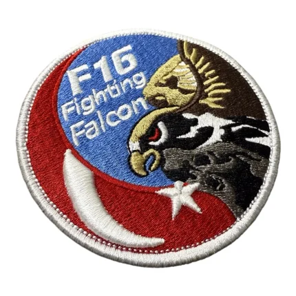 f16 fighting falcon 3d badge