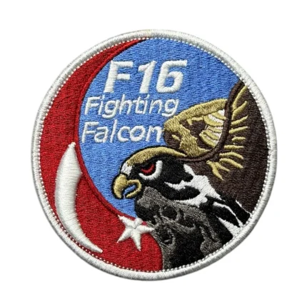 f16 fighting falcon 3d patch embroidery