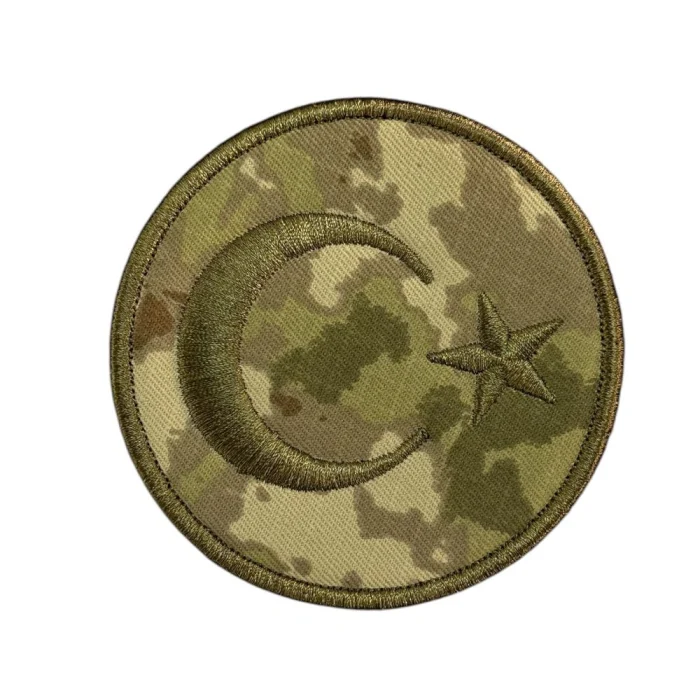 land forces camouflage turkish flag round