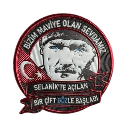 our love for blue started with ataturk 8 cm