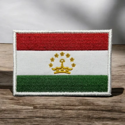tacikistan bayragi nakis patch