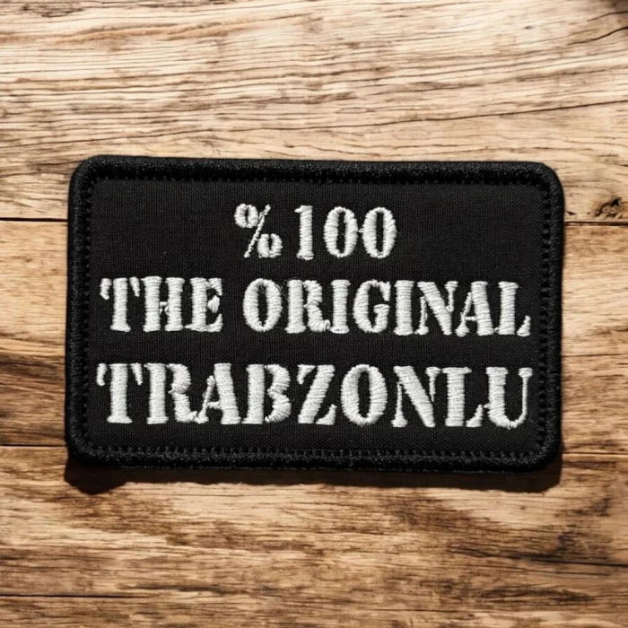 the original trabzonlu written embroidery patch