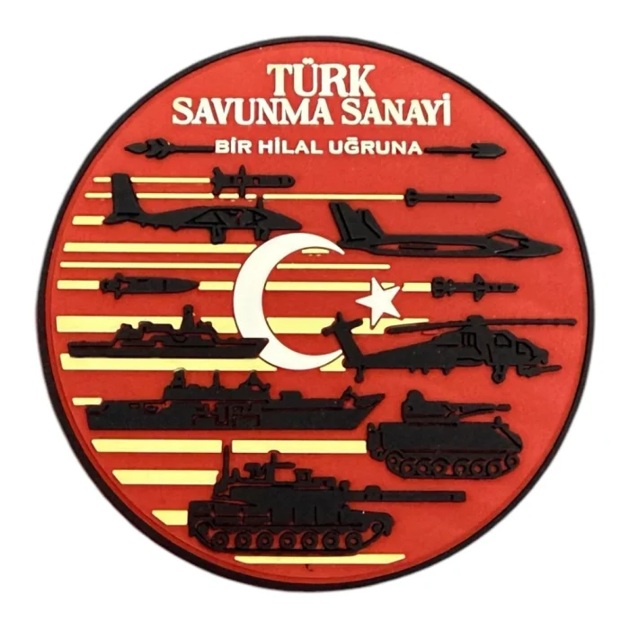 turk savunma sanayi pvc 3d kaucuk patch