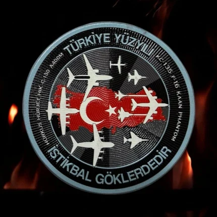 turkiye century fighter jet squadron patch crest