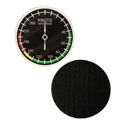 aircraft airspeed indicator patch velcro