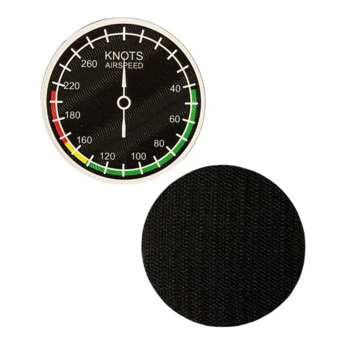 aircraft airspeed indicator patch velcro