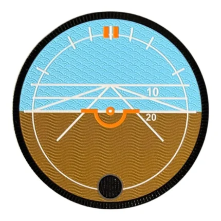 airplane artificial horizon indicator patch