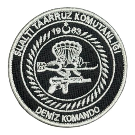 beyaz renk sat deniz komando nakis patch pec