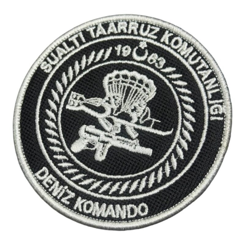 beyaz renk sat deniz komando nakis patch pec arma