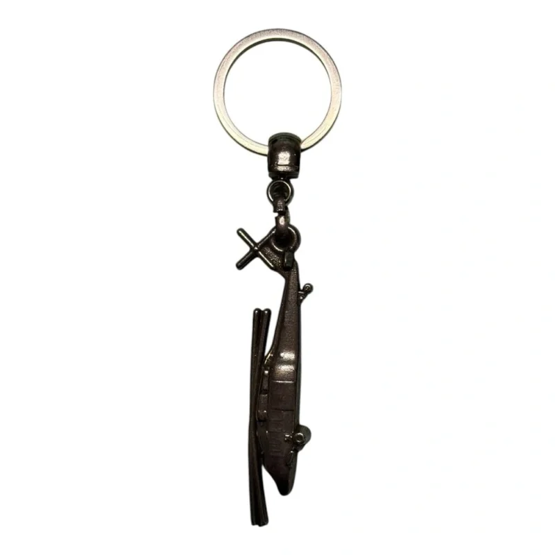 sikorsky askeri helikopter metal anahtarlik 10 cm