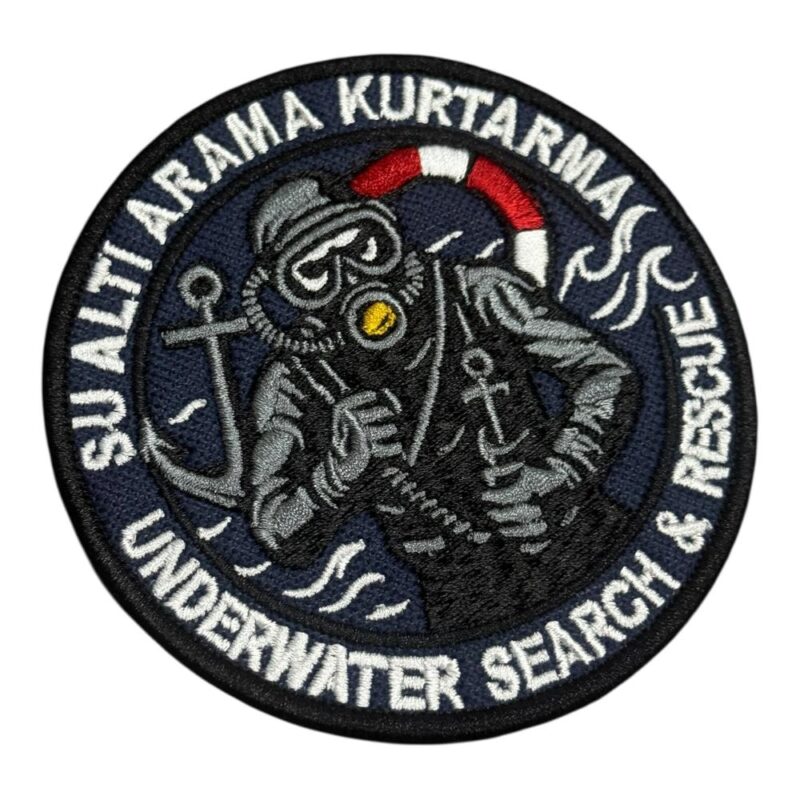 su alti arama kurtarma nakis pec patch arma