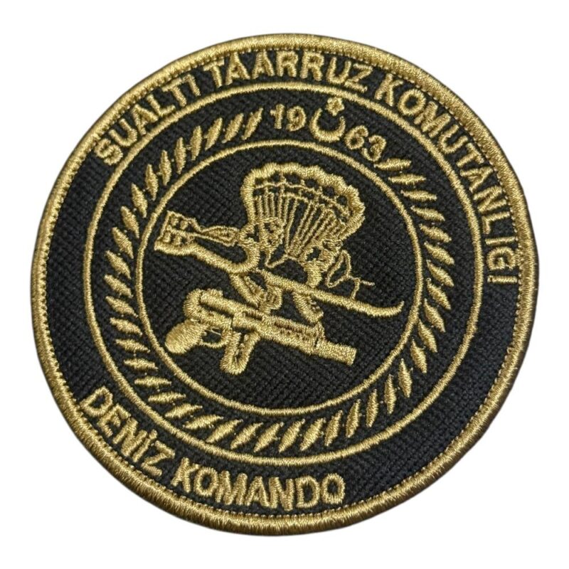 tan rengi sat deniz komando nakis patch pec arma