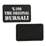 the original bursali written patch velcro