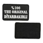 the original diyarbakirli written patch velcro