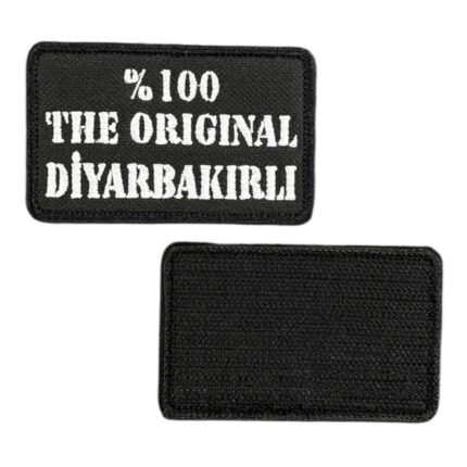 the original diyarbakirli written patch velcro