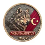 3d vatan namustur wolf patch 7 cm