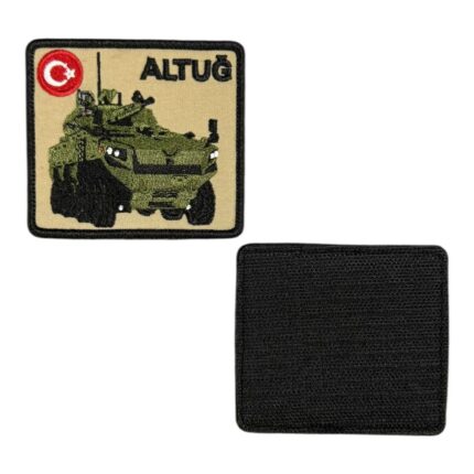 altug 8x8 zirhli arac nakis pec patch cirtli