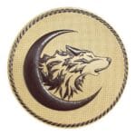 bej zemin hilal kurt tasarimli patch pec