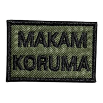 khaki ground makam koruma patch 6x4 cm