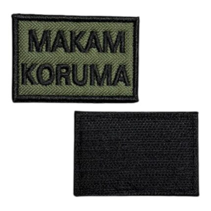 khaki ground makam koruma patch 6x4 cm velcro