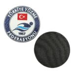 turkiye yuzme federasyonu embroidery patch velcro