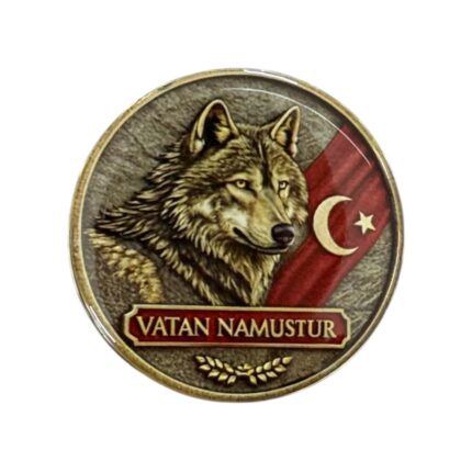 vatan namustur bozkurt sticker 5 cm yapiskanli