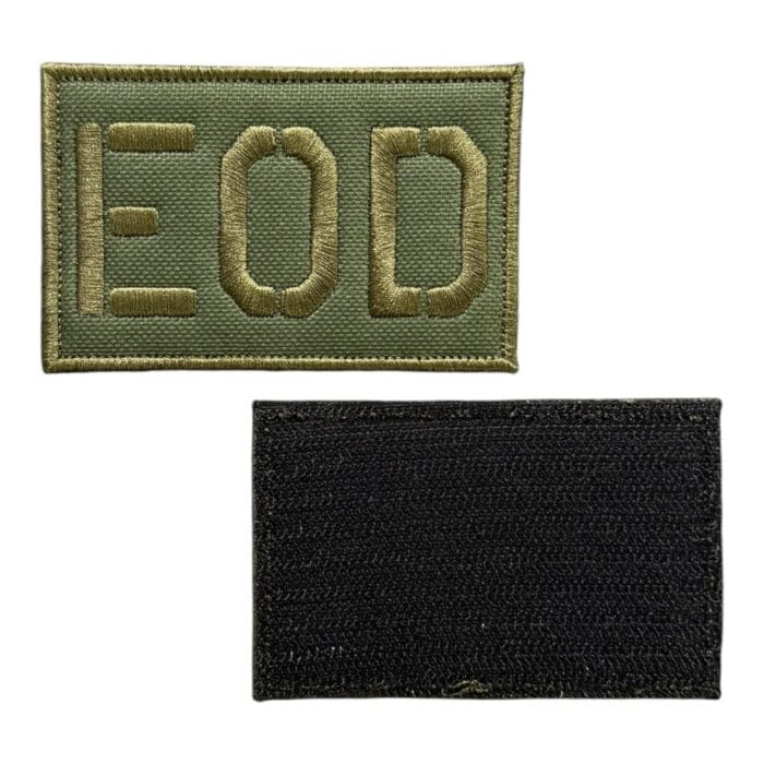 yesil zemin eod nakis patch pec cirtli