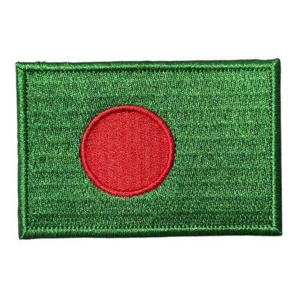 bangladesh flag embroidery patch