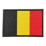 belgium flag embroidery patch