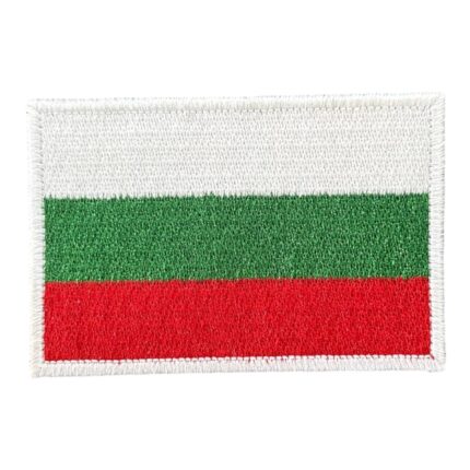 bulgaria flag patch embroidery