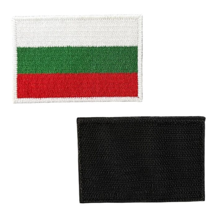 bulgaristan bayragi nakis patch pec cirtli