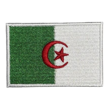 algeria flag embroidery patch