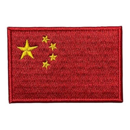 china flag embroidery patch