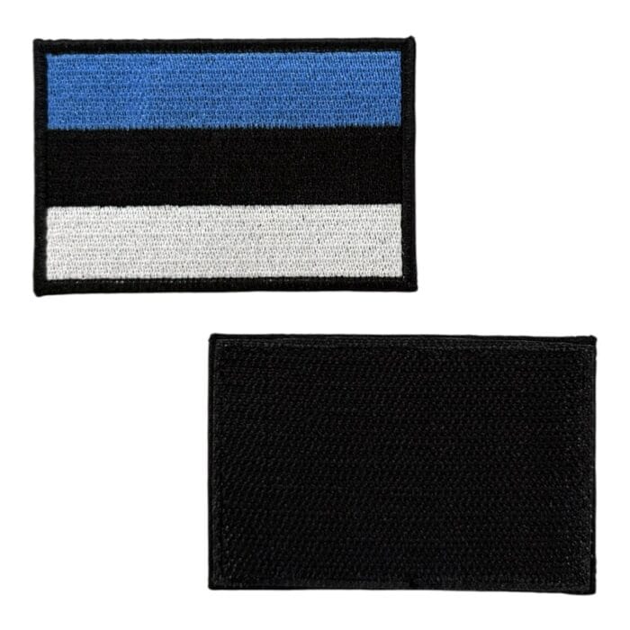 estonya bayragi nakis patch pec cirtli