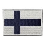 finlandiya bayragi nakis patch pec