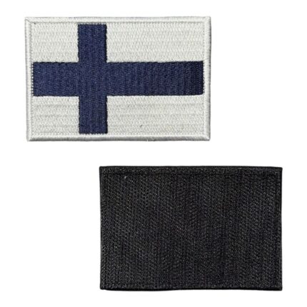 finland flag embroidery patch velcro