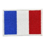 france flag embroidery patch