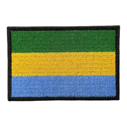 gabon flag embroidery patch