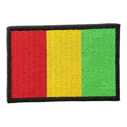 guinea flag embroidery patch