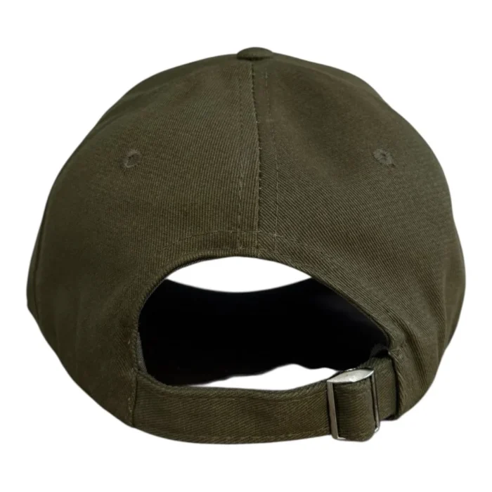 Khaki Tactical Hat Front Round Velcro Patch Panel - Image 2