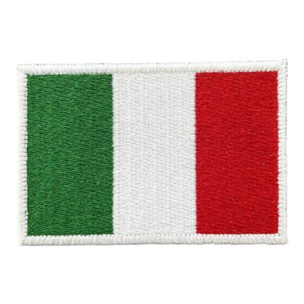 italy flag embroidery patch