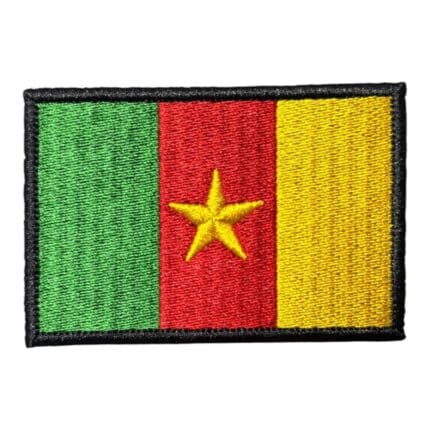 cameroon flag embroidery patch