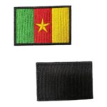 kamerun bayragi nakis patch pec cirtli