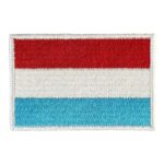 luksemburg bayragi nakis patch pec