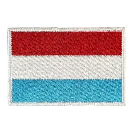 luxembourg flag embroidery patch