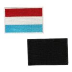 luksemburg bayragi nakis patch pec cirtli