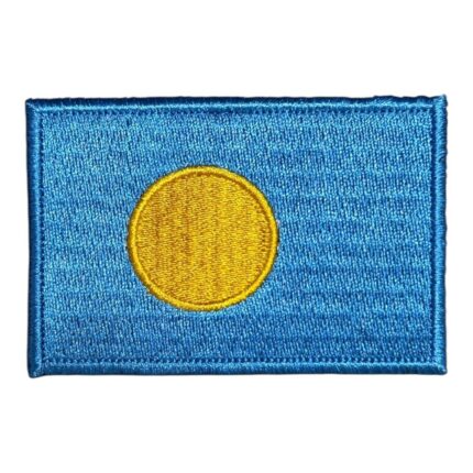 palau flag embroidery patch