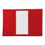 peru flag embroidery patch