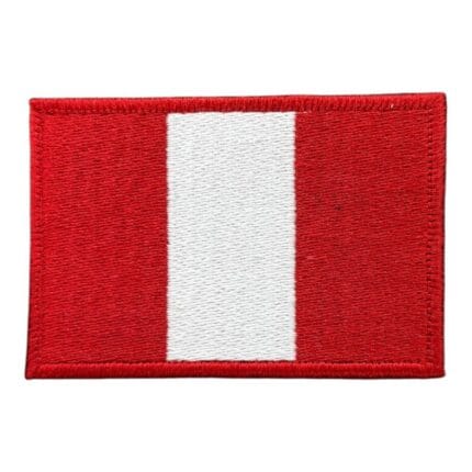 peru flag embroidery patch